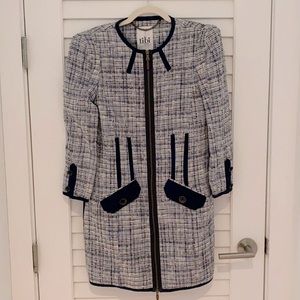 Tibi Tweed Car Coat